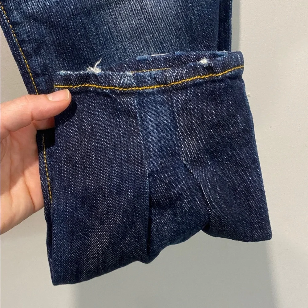 R13 Relaxed Skinny Jeans Blue Made in Italy Sz 25 Tapered Ankle - Picture 7 of 16